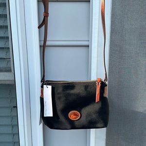 Downey & Burke Black Crossbody Pouchette
